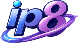 Logo ip8 di navigasi utama